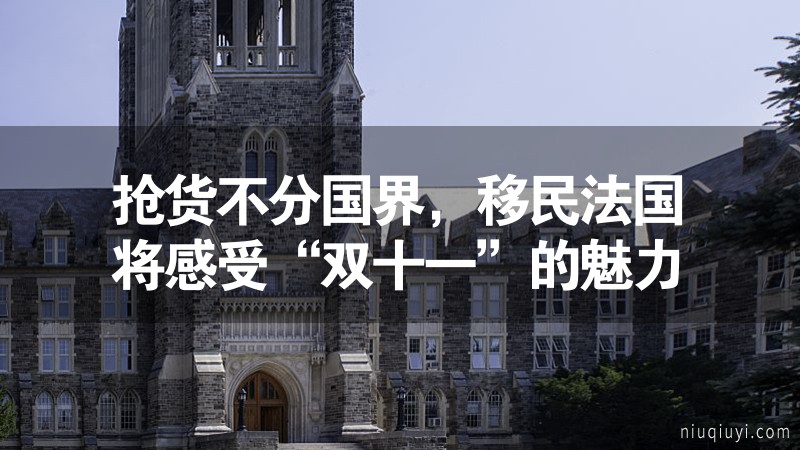 搶貨不分國界，移民法國將感受“雙十一”的魅力
