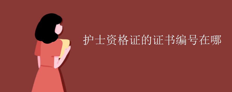 護(hù)士資格證的證書編號(hào)在哪